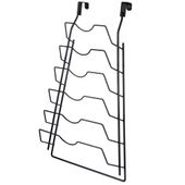 Wieszak na pokrywki metalowy czarny RADKA