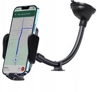 Uchwyt na Telefon do Samochodu Długi Mocny na Kokpit Szybę Holder