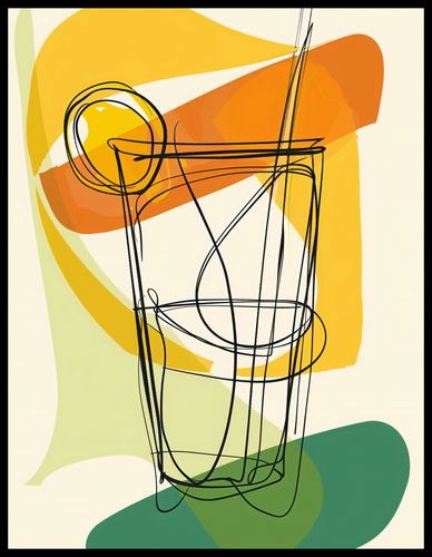 Plakat 50x65cm Koktajl Artystyczny na Arena.pl