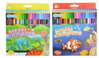 kredki elastyczne 24 kolory