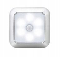 LAMPKA LAMPA LED NA BATERIE CZUJNIK RUCHU CZUJNIK ZMIERZCHU 6LED FHBABYLAND