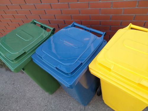 POJEMNIK KOSZ ŚMIETNIK 120L NA ŚMIECI ODPADY-MOCNY na Arena.pl