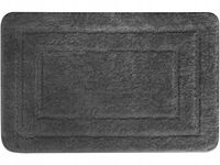 Dywanik Łazienkowy Alor Antypoślizgowy Ciemny Szary 50x80 cm