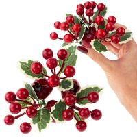 Stroik Wianek Na Świeczkę Głóg Ostrokrzew 3 Cm Boże Narodzenie