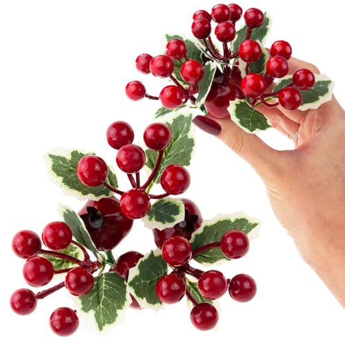 Stroik Wianek Na Świeczkę Głóg Ostrokrzew 3 Cm Boże Narodzenie na Arena.pl