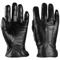SKÓRZANE rękawiczki MĘSKIE ocieplane SKÓRA