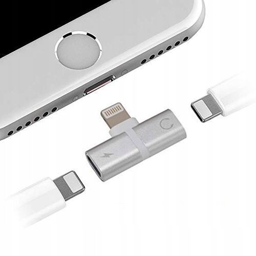 ADAPTER 2x LIGHTNING SŁUCHAJ ŁADUJ 2W1 do iPhone na Arena.pl