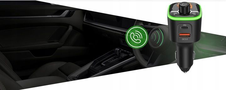 Navitel BHF04 MAX Bluetooth FM Transmiter MP3 USB zdjęcie 12