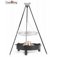 GRILL OGRODOWY COOKKING 180 CM NIERDZEWNY RUSZT 70 CM+PALENISKO HAITI 80 CM