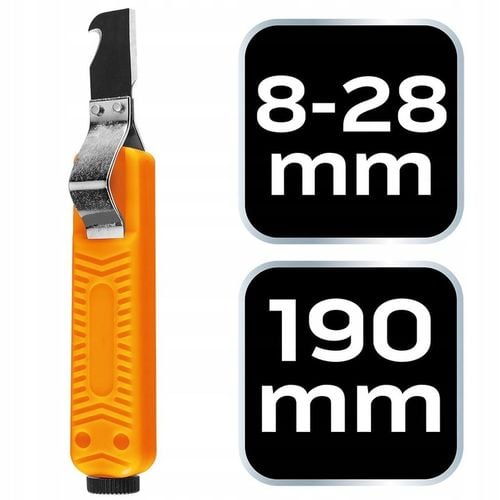 Ściągacz izolacji z hakiem nóż elektryka 180mm 01-547 NEO TOOLS na Arena.pl