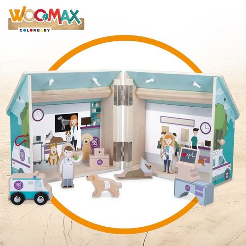 Playset Woomax Weterynarz 9 Części 4 Sztuk 19 x 18 x 19 cm na Arena.pl