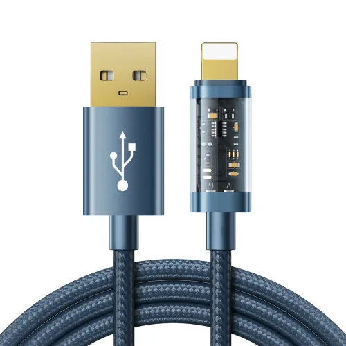 Kabel Joyroom S-UL012A12 USB-A / Lightning 2.4A 20W 1.2m - niebieski na Arena.pl