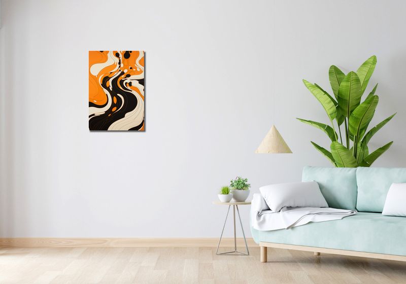 Obraz 40x60cm Tańczący Atrament zdjęcie 2