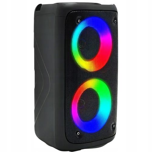 Głośnik Bluetooth Boombox Mobilny USB RADIO LED Bezprzewodowy Przenośny MP3 na Arena.pl