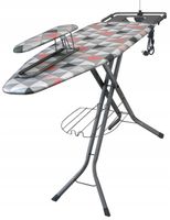 Deska do prasowania duża 130x48 z gniazdem do generatora pary składana