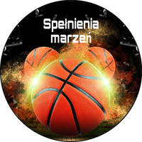 Opłatek na tort Urodziny Piłka Koszykówka Koszykarz Kosz Mecz