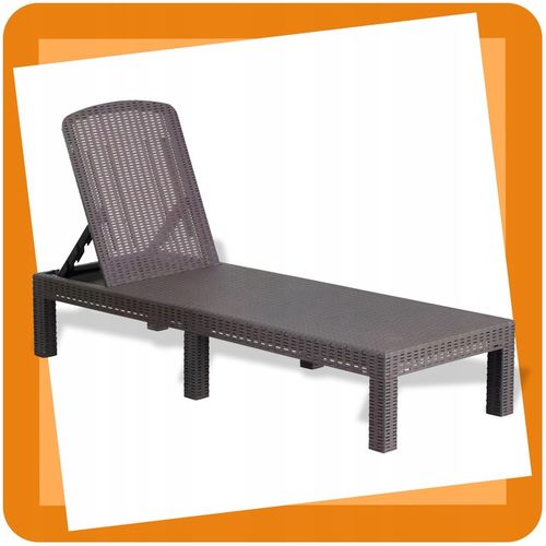 LEŻAK OGRODOWY REGULOWANY DELUXE CORFU LEŻANKA GRAFITOWY na Arena.pl