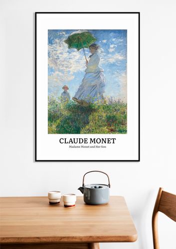 Plakat 60x80cm Design Madame Monet, Monet Vintage do Salonu na Arena.pl