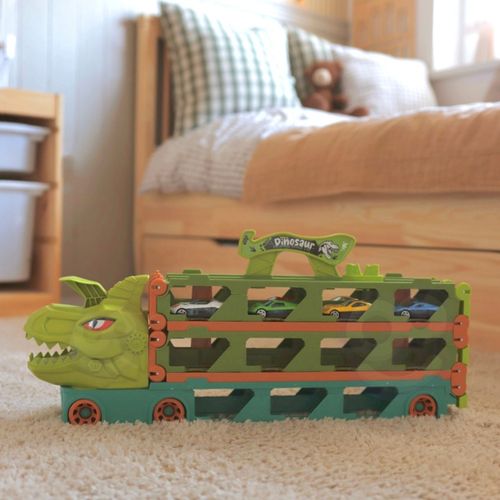 WOOPIE Zabawkowa Ciężarówka Dinozaur Tor 2,1 m dla Samochodzików na Arena.pl