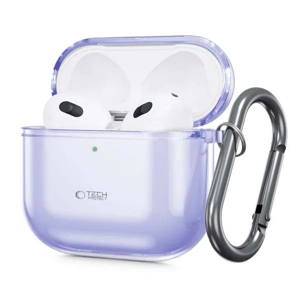 Etui Tech-Protect FlexAir na AirPods 4 - fioletowe zdjęcie 1