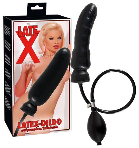 Dildo Lateksowe Pompowane 20 Cm Latex na Arena.pl