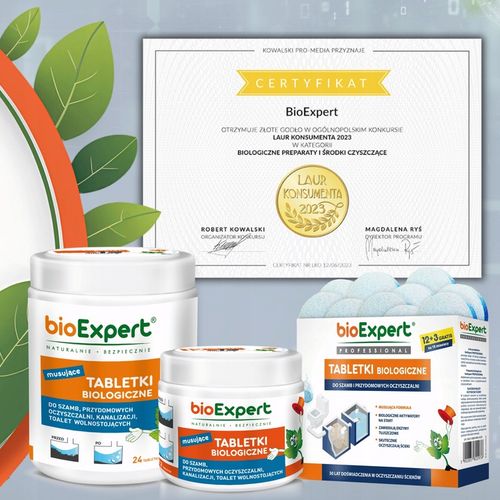 Bakterie do szamba Tabletki biologiczne na 2 LATA 24 szt + ŻEL na Arena.pl