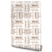 Tapeta Kawa Napisy Typografia Abstrakcja Do Kuchni Jadalni