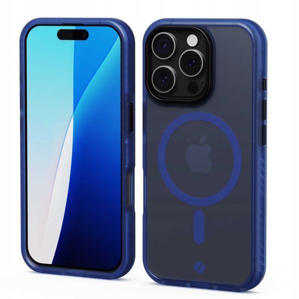 Spacecase Hybrid Fusion Mag Iphone 16 Pro Dark Blue zdjęcie 13