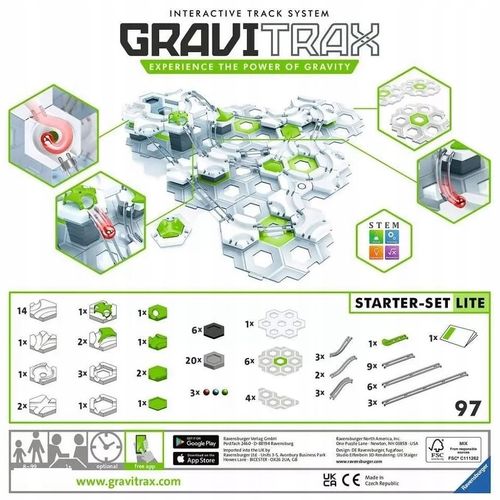 GRAVITRAX ZESTAW KLOCKI PEŁNY STARTER KONSTRUKCJE na Arena.pl