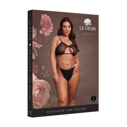 keyhole mesh bra with double back straps and adjustable sliders na Arena.pl