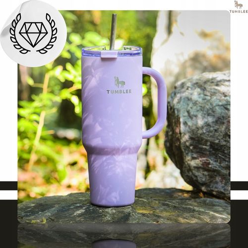 Duży Kubek Termiczny do Auta Ze Słomką Ustnikiem Nieprzeciekający 1200ml na Arena.pl