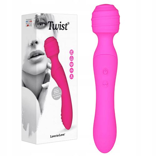 Dwustronny wibrator, masażer do pochwy, łechtaczki na Arena.pl