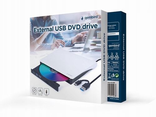 Napęd CD-R/DVD-ROM/RW zewnętrzny USB 3.0 USB-C 3.1 nagrywarka ODTWARZACZ na Arena.pl