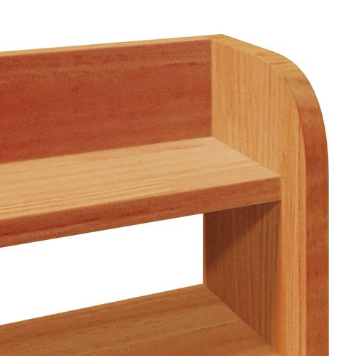 Wezgłowie do łóżka, z półkami, woskowy brąz, 180 cm, sosnowe na Arena.pl