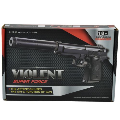 Pistolet colt metalowy tłumik 800 kulek gratis na Arena.pl