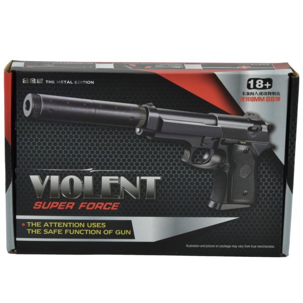 Pistolet colt metalowy tłumik 800 kulek gratis zdjęcie 7