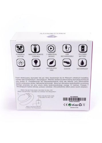 stymulator vvibe fioletowy usb z pilotem b series smart na Arena.pl