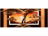 100X40CM ZEGAR ZŁOTO AFRYKI OBRAZ