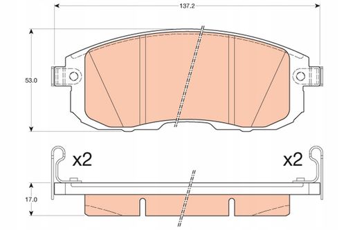 TRW Klocki hamulcowe przód kpl. GDB3616 na Arena.pl