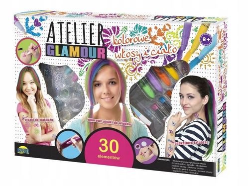atelier glamour kolorowe włosy 0010 na Arena.pl