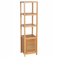 Szafka łazienkowa Homcom 36x33x140 cm bambus