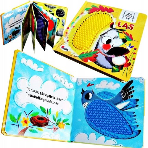 KSIĄŻECZKA KSIĄŻKA DOTYKOWA SENSORYCZNA LAS na Arena.pl