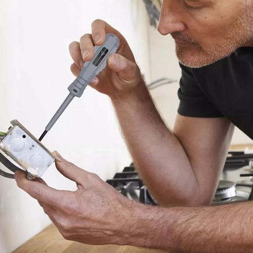 ŚRUBOKRĘT PROBÓWKA PRÓBNI NEONÓWKA TESTER PRĄDU NAPIĘCIA 12-240V diody na Arena.pl