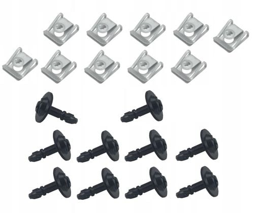 10X WKRĘT ŚRUBA SPINKA OSŁONY SILNIKA AUDI VW B8 A4 A5 A6 A7 A8 Q3 Q5 Q7 S4 na Arena.pl