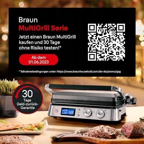 Grill elektryczny Braun MultiGrill 9 CG 9043 2000W srebrny na Arena.pl