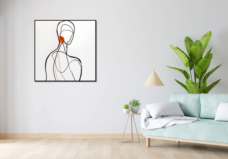 Plakat 90x90cm Pustka w Barwie zdjęcie 4