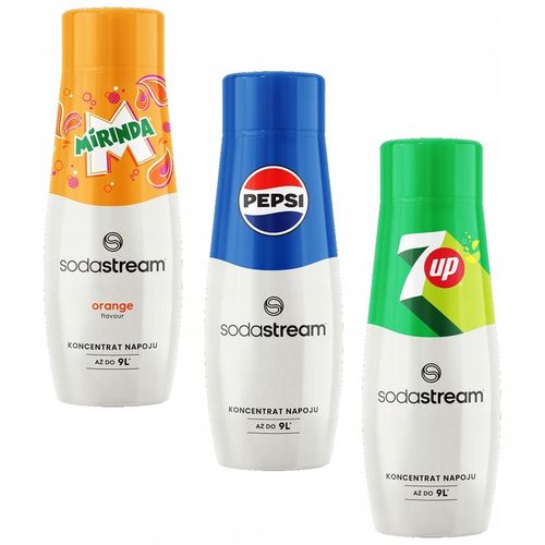 Syrop Soda Stream Pepsi, Mirinda, 7up 3x440ml na Arena.pl