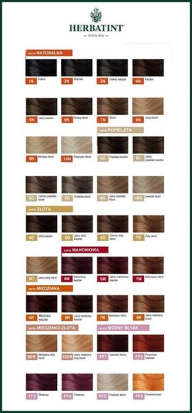 HERBATINT FARBA DO WŁOSÓW 6N CIEMNY BLOND zdjęcie 2