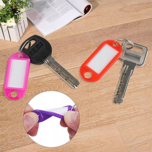 Identyfikatory do kluczy 100 sztuk kolorowe na Arena.pl