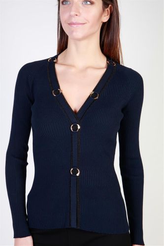 Cavalli Class sweter damski niebieski 40 na Arena.pl